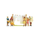 Pack de 5 Blanchisseuses - Figurine - PREISER 10050 - Échelle HO : 1/87ème