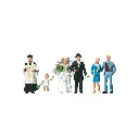 Pack de Mariage catholique - Figurine - PREISER 10058 - Échelle HO : 1/87ème