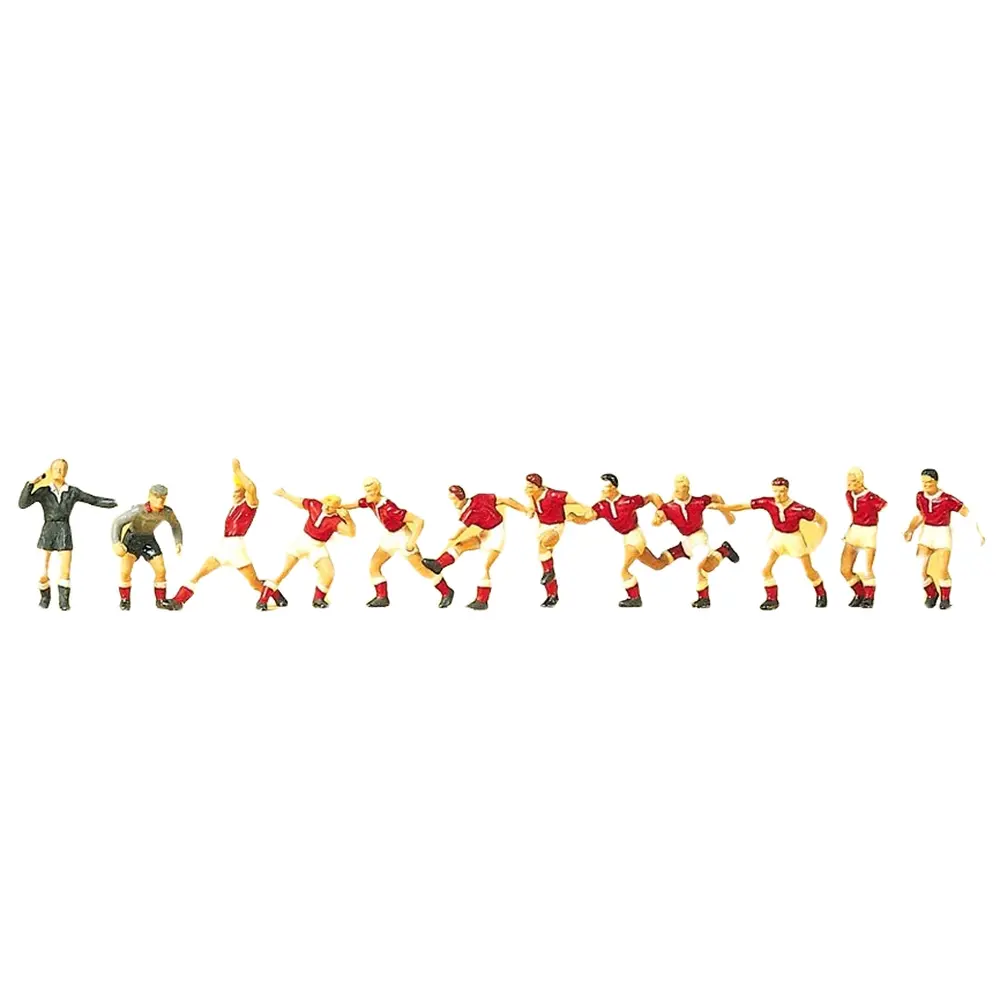 Pack Équipe de Football - Figurine - PREISER 10075 - Échelle HO 1/87