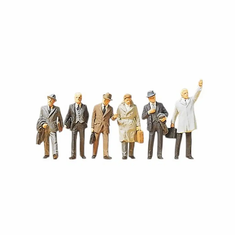 6 Hommes d'affaires - Preiser 10381 - HO 1/87