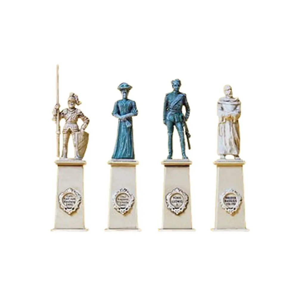 Lot de 4 statues - Preiser 10525 - HO 1/87