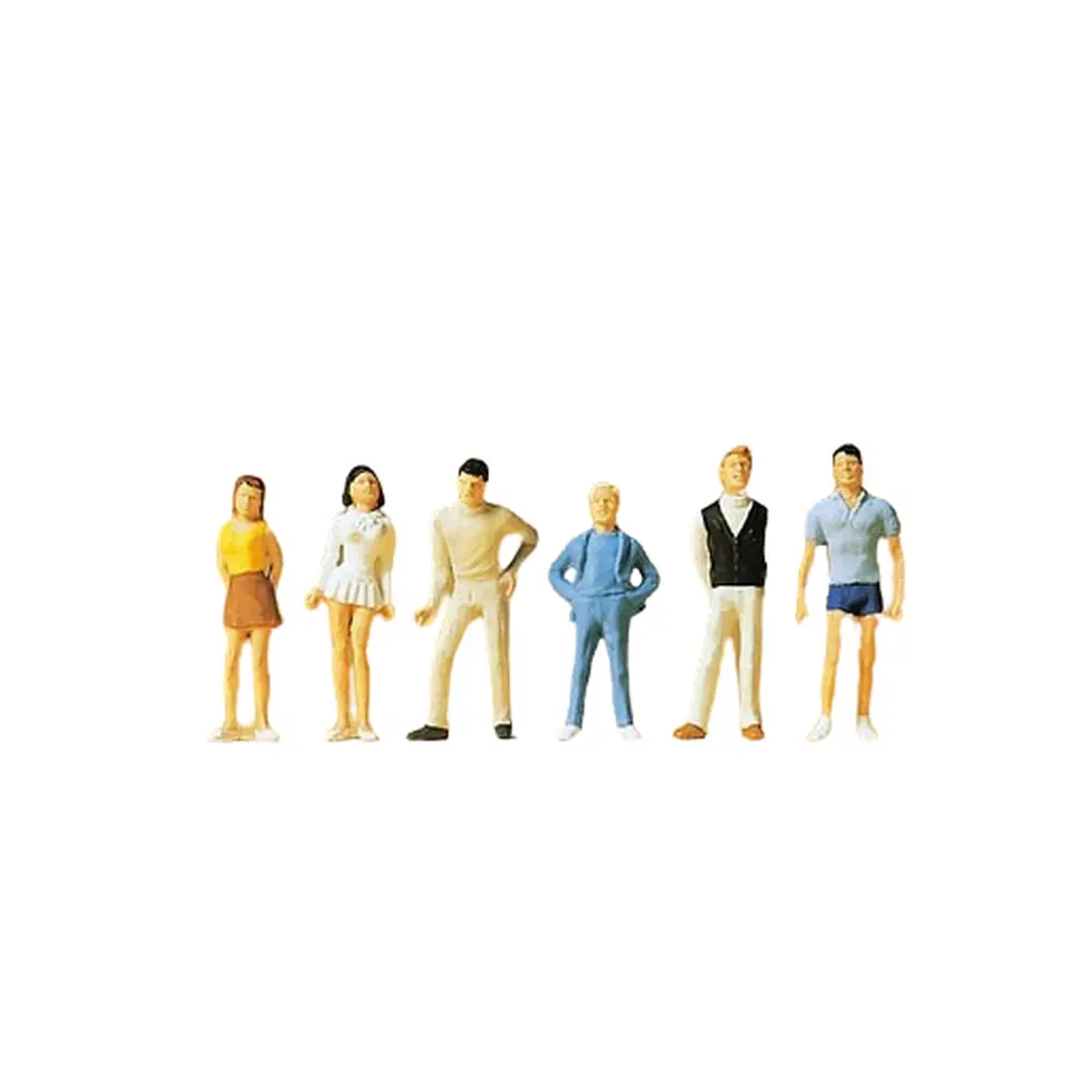 Lot de 6 jeunes personnages - PREISER 14003 - HO 1/87