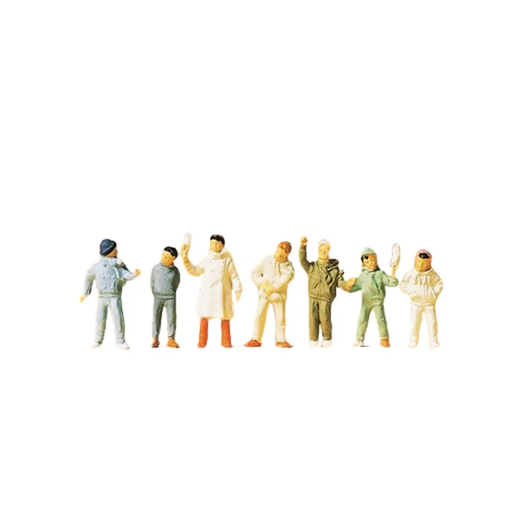 Lot de 7 Enfants - Preiser 14007 - HO : 1/87