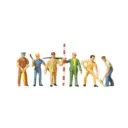 Travailleurs avec outils - Preiser 14030 - HO 1/87