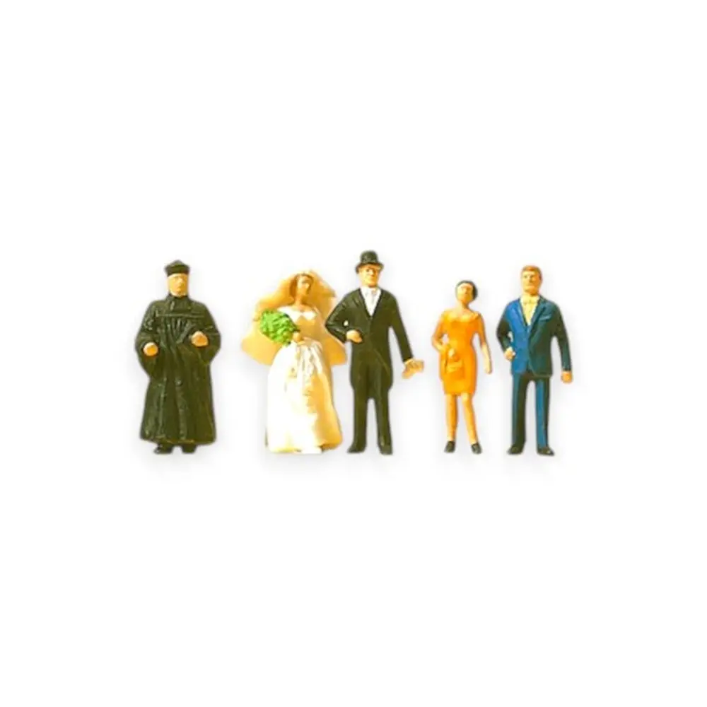 Personnages pour mariage protestant - Preiser 14057 - HO 1/87