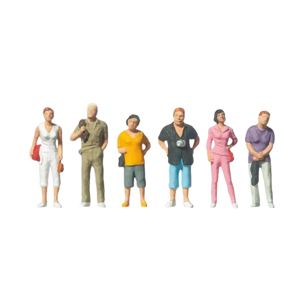 6 passants - Preiser 14067 - HO 1/87