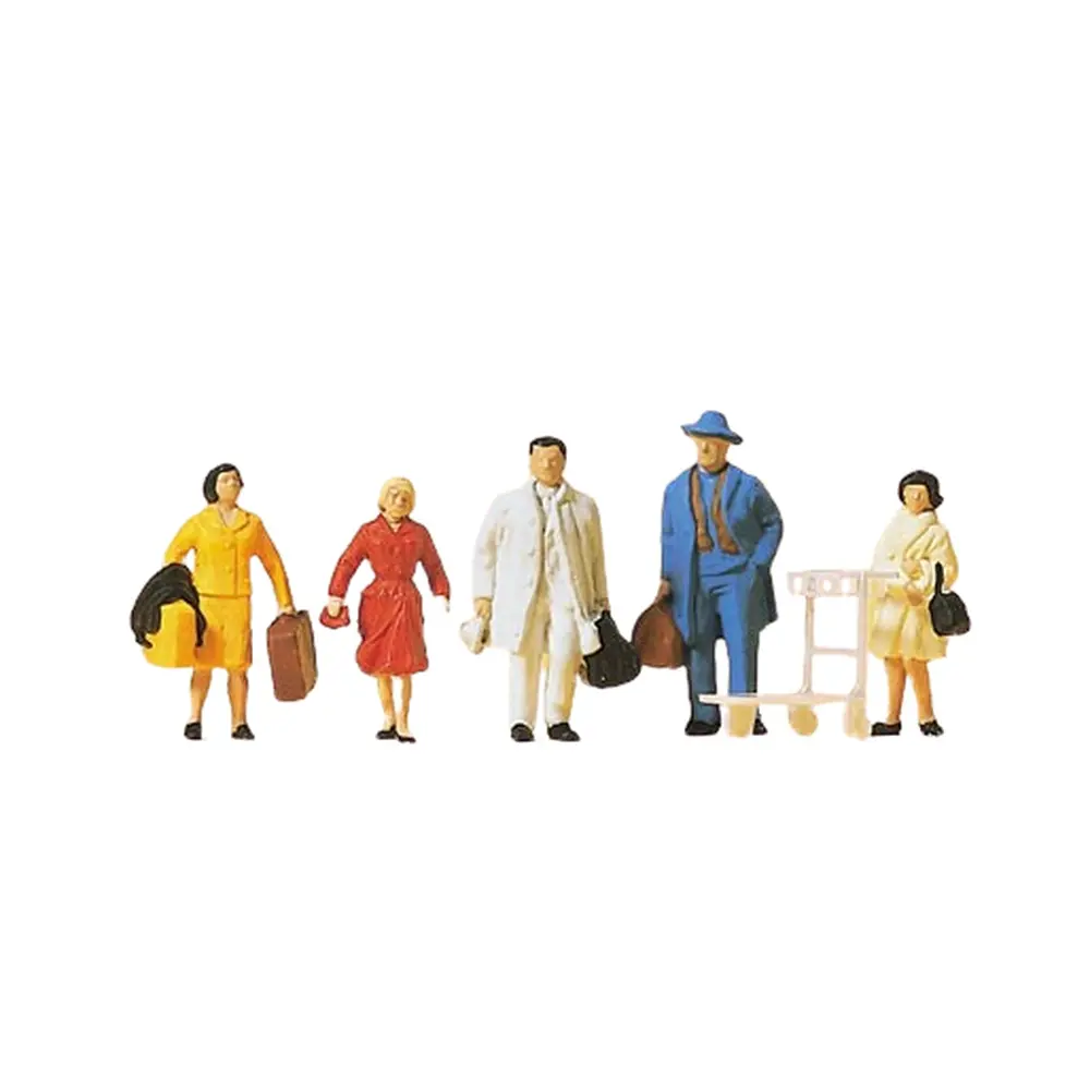 Lot de 6 Passagers - Preiser 14104 - HO 1/87