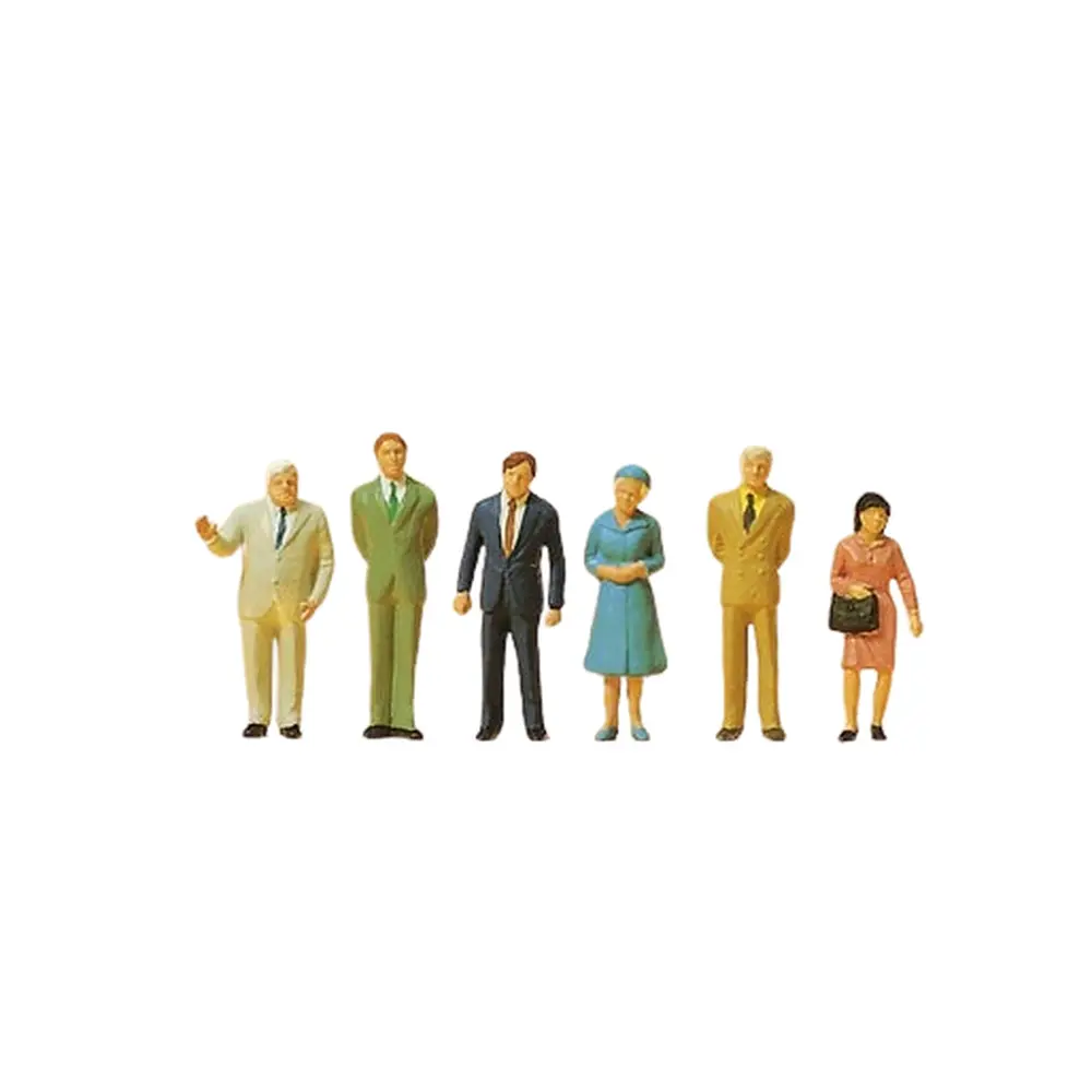 Lot de 6 passants - Preiser 14125 - HO 1/87