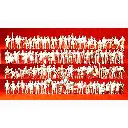 Lot de 120 Personnages Professionnel - Preiser 16326 - HO : 1/87