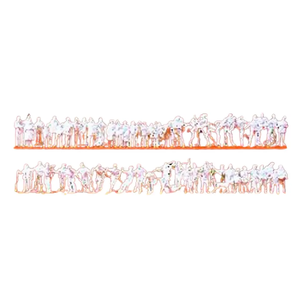 Lot de 65 Personnages - En Hiver - A Peindre - PREISER 16347 - HO : 1/87