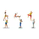 Lot de 6 grimpeuses PREISER 10606 - HO 1/87