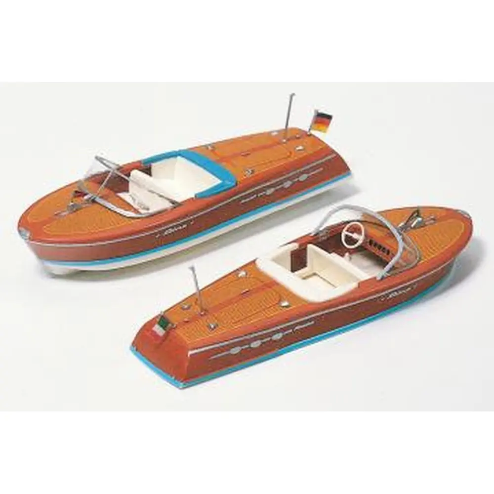 2 Bateaux à moteurs - Preiser 17304 - HO 1/87