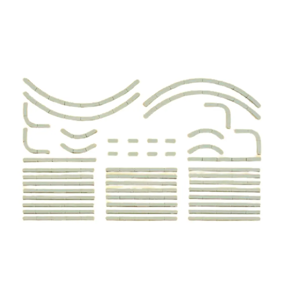 Bordures de Trottoir - Pierre - Preiser 18200 - HO 1/87 - 38 pièces