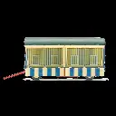 Voiture-cage du cirque Circus Krone - Preiser 21019 - HO 1/87e