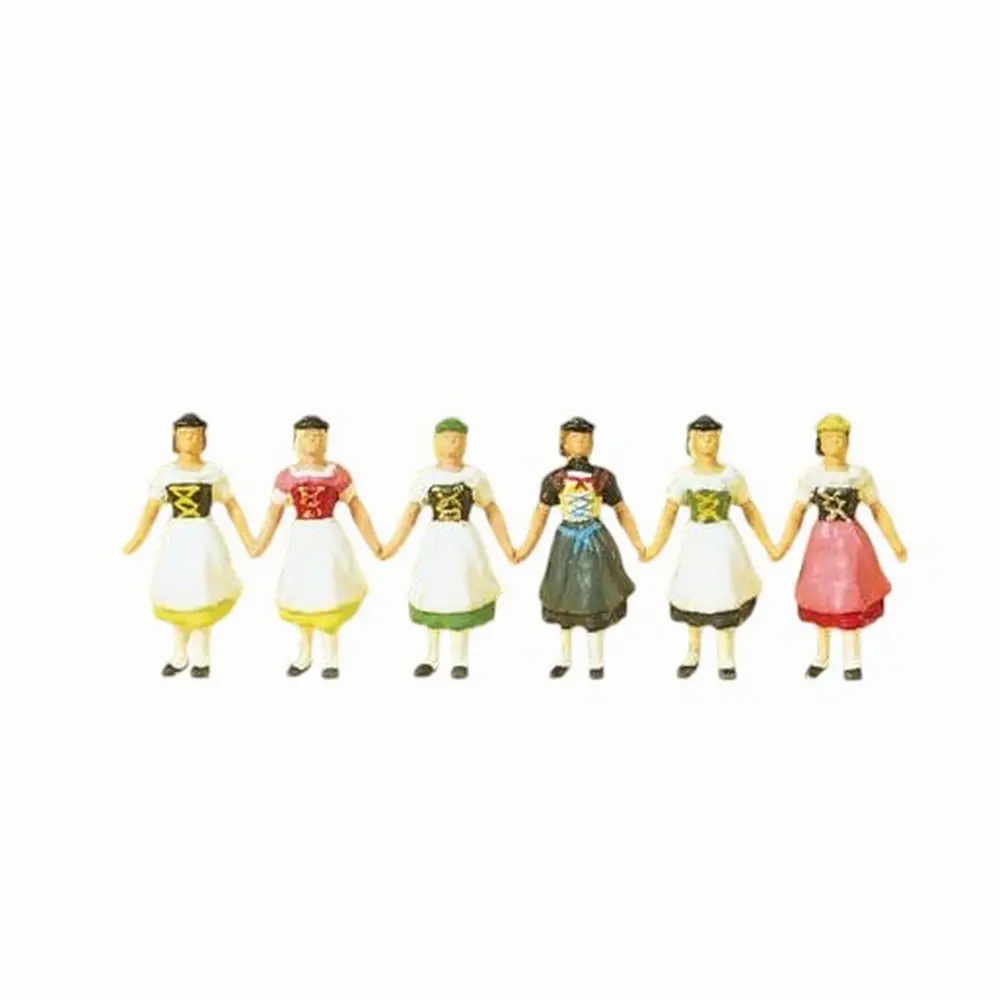 Groupe de personnage en costume national bavarois - Preiser 24607 - HO 1/87