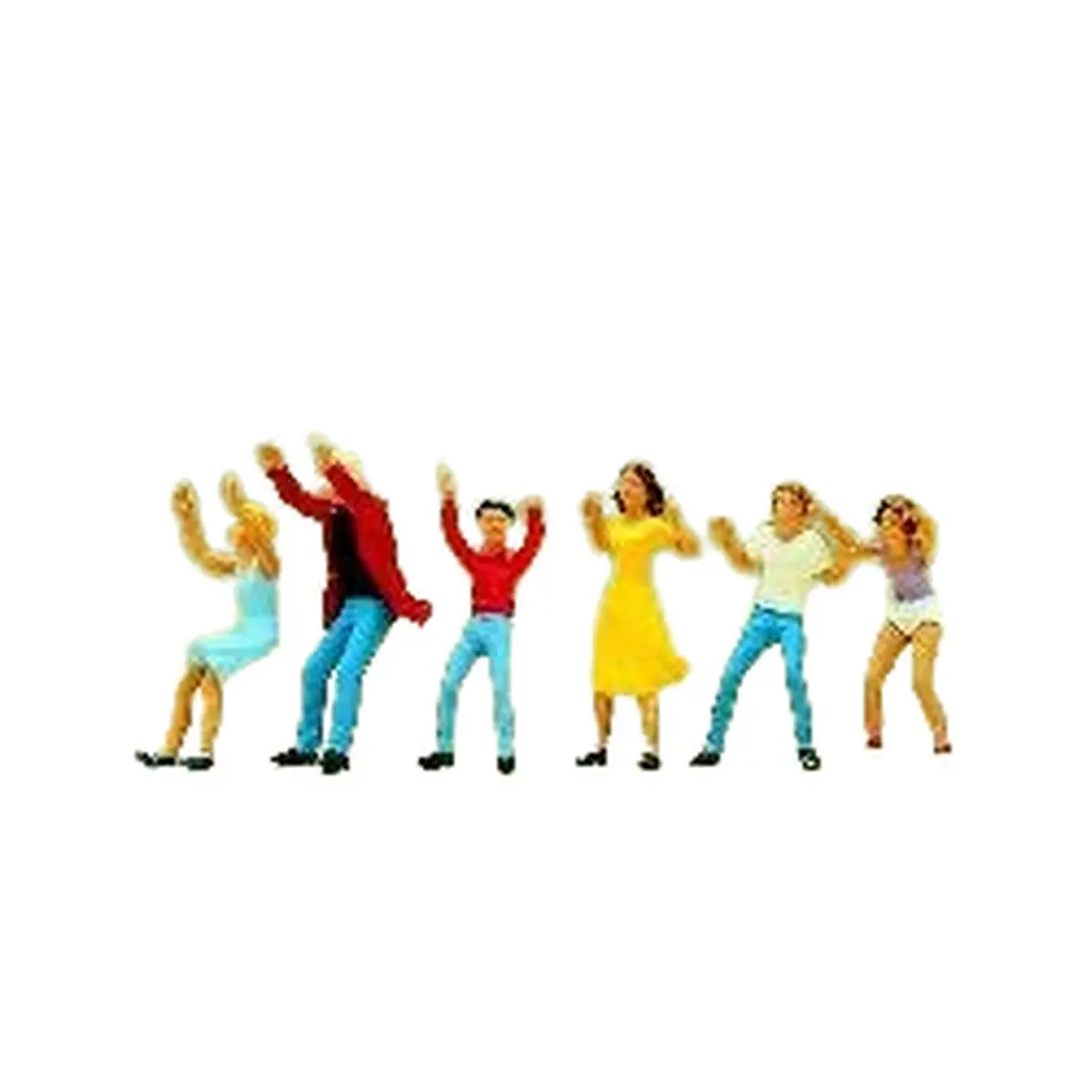Lot de 6 Personnages pour Balançoire - PREISER 24660 - HO : 1/87