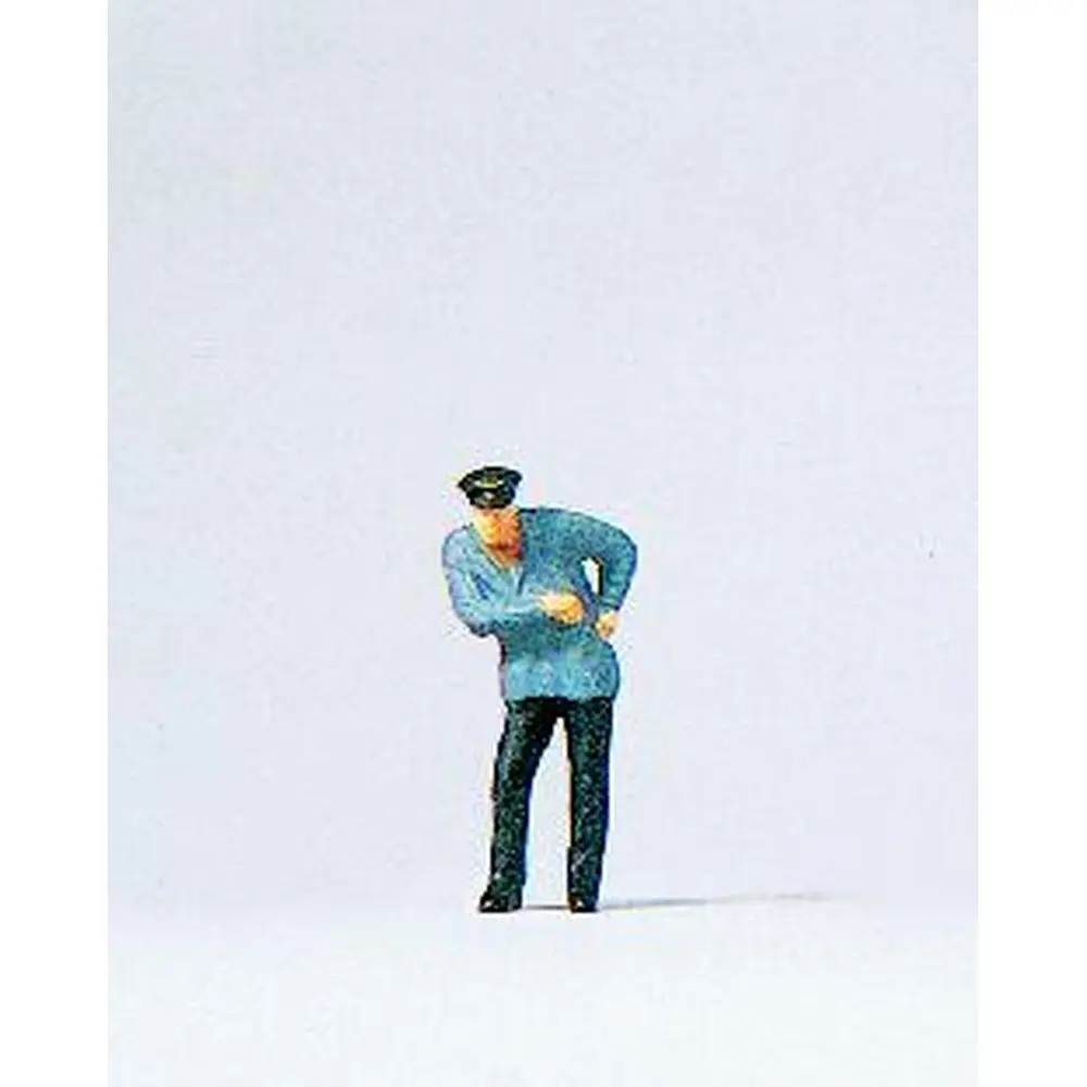 Figurine conducteur de train - PREISER 28038 - HO 1/87
