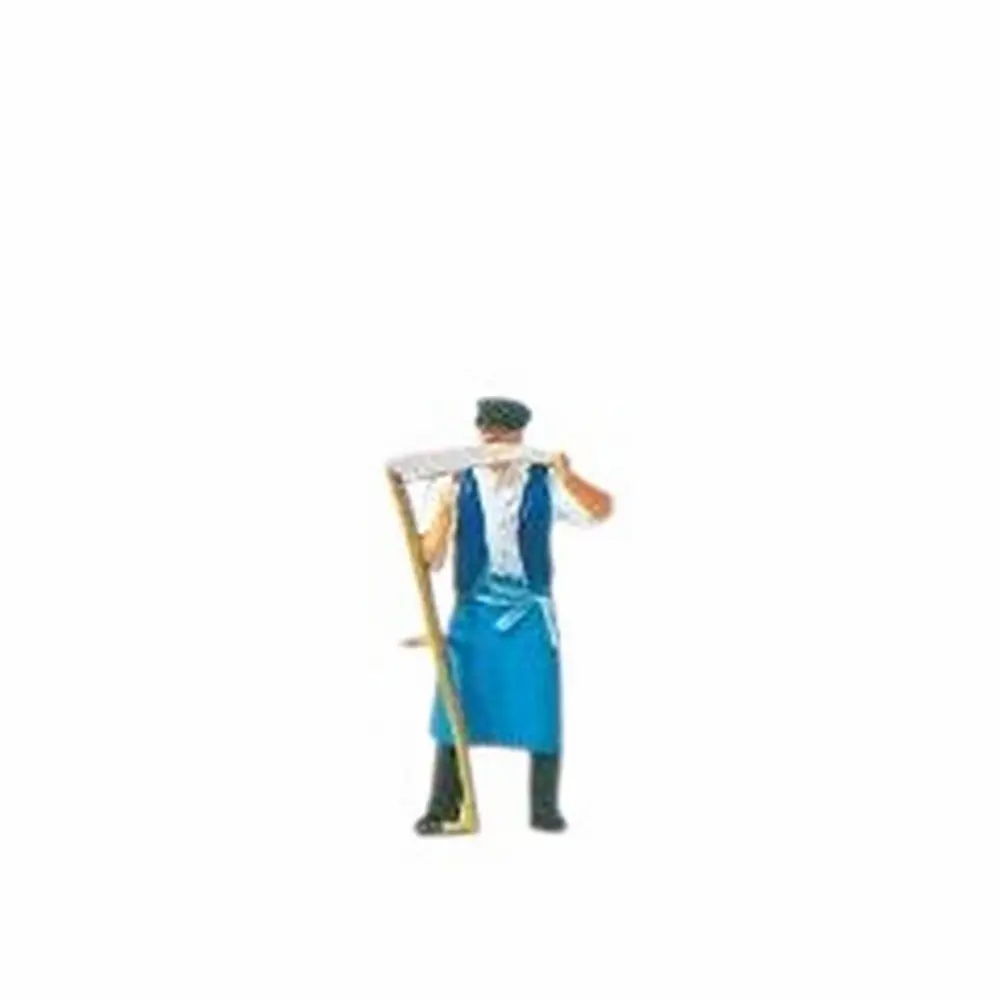 Employé agricole + Faux - Preiser 28041 - HO 1/87