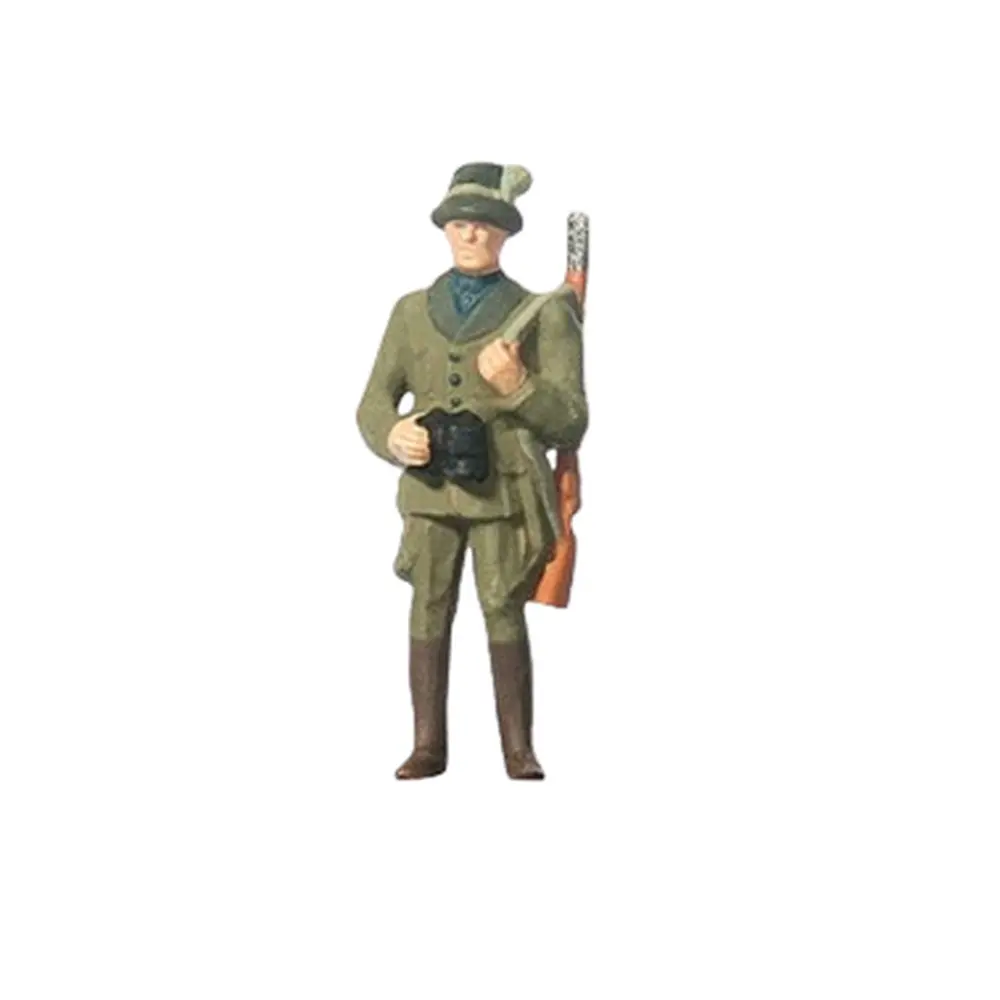 Figurine chasseur - Preiser 28043 - HO 1/87