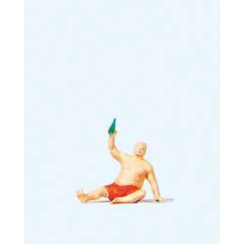 Personnage homme ivre - Preiser 28046 - HO 1/87