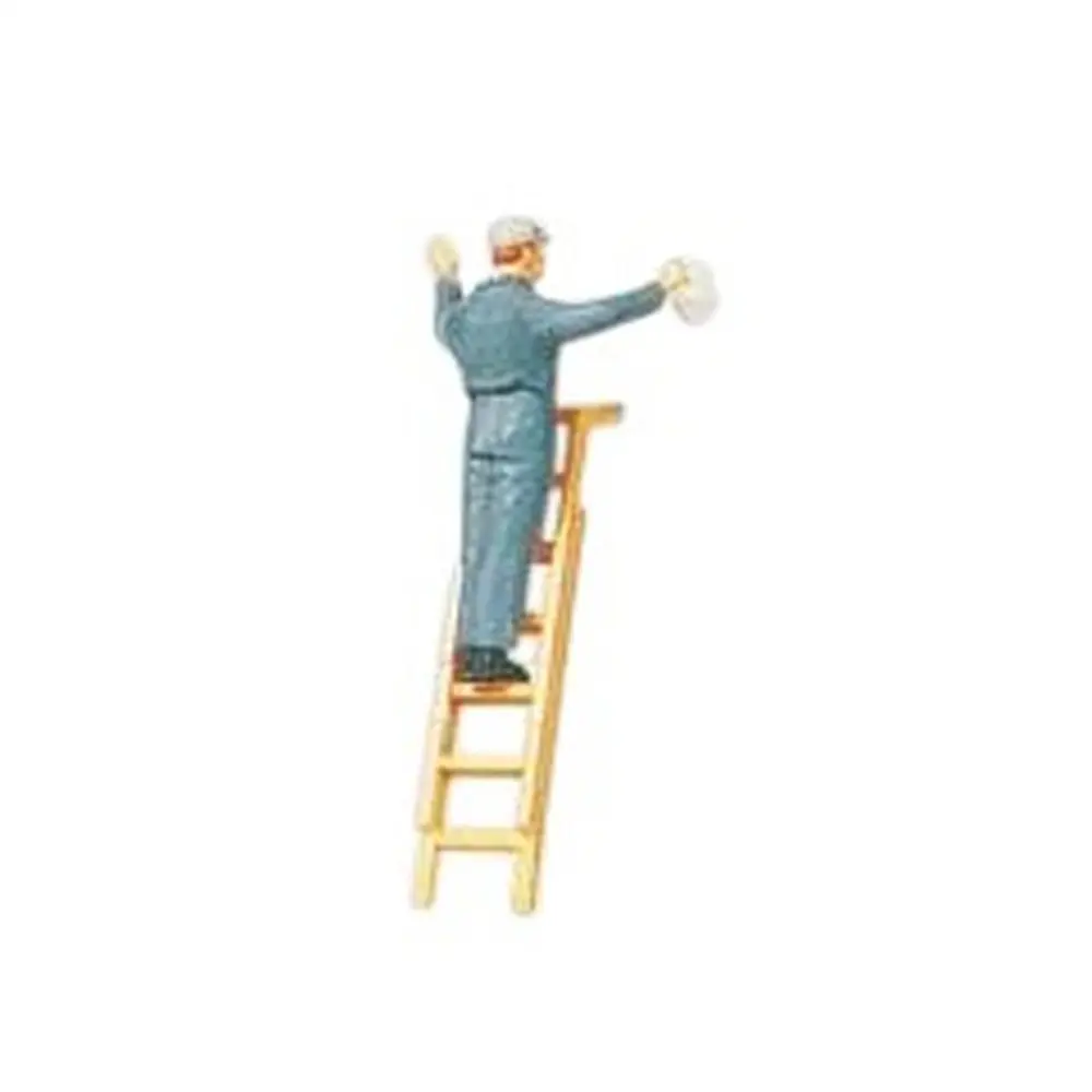 Laveur de carreaux - Preiser 28048 - HO 1/87