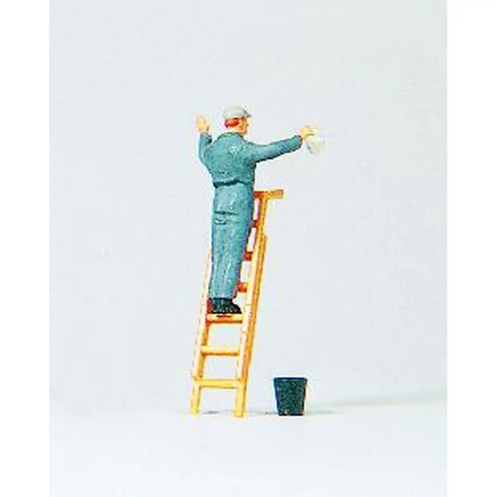 Laveurs de Vitre - Preiser 28048 - HO 1/87