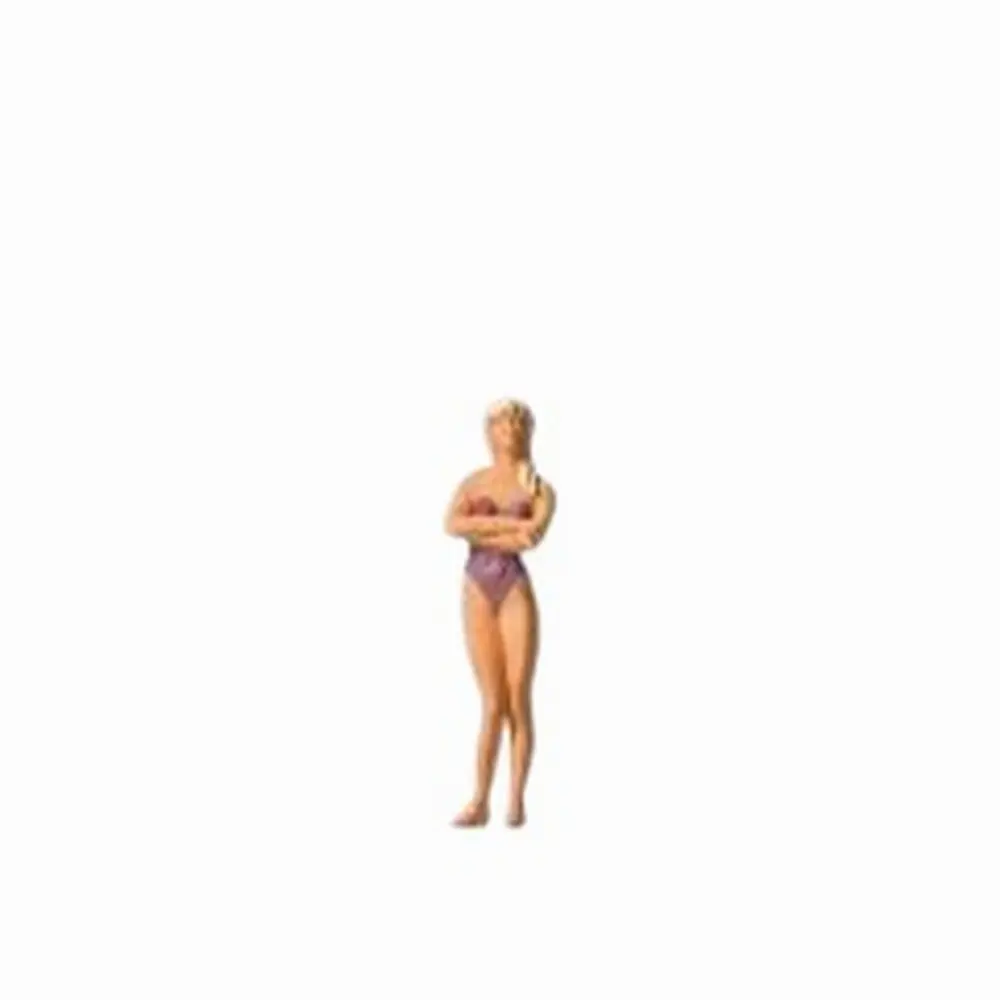 Baigneuse debout en maillot de bain - Preiser 28071 - HO 1/87
