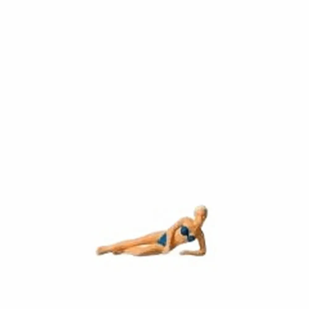 Femme couché en maillot de bain - Preiser 28073 - HO 1/87