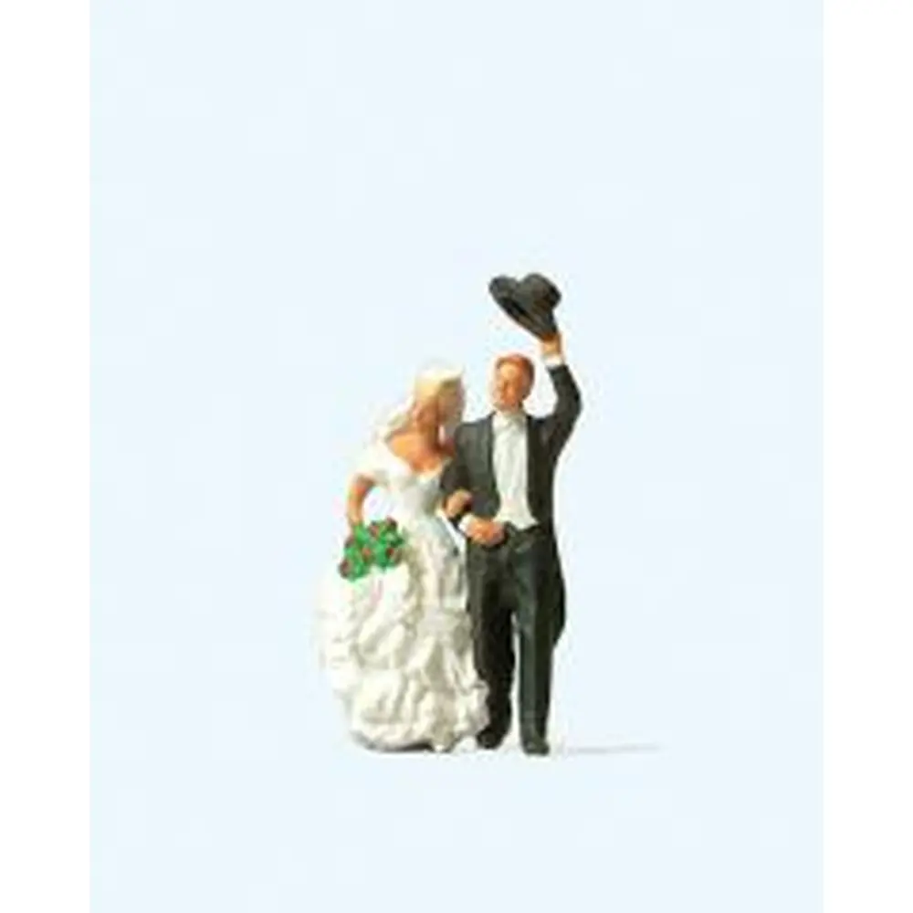 Personnage "Couple mariés" - Preiser 28091 - HO 1/87
