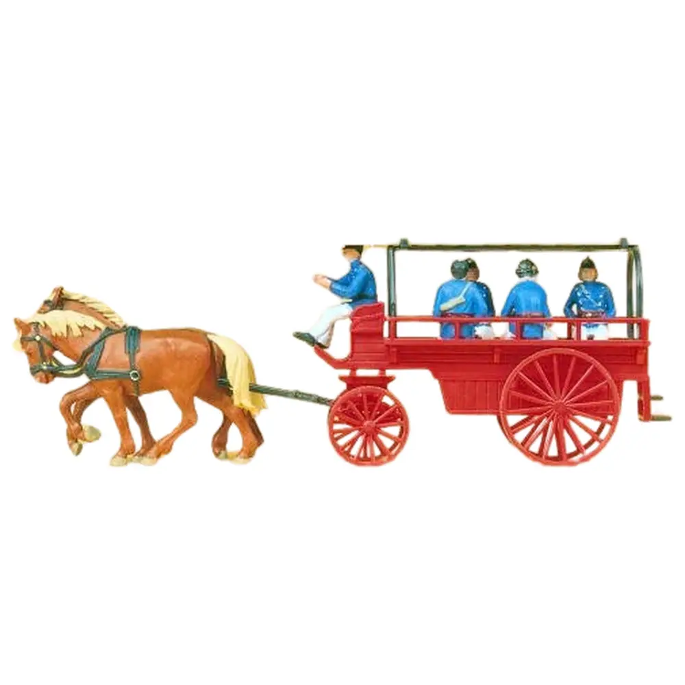 Pompiers et Equipement - Année 1900 - PREISER 30427 - HO : 1/87