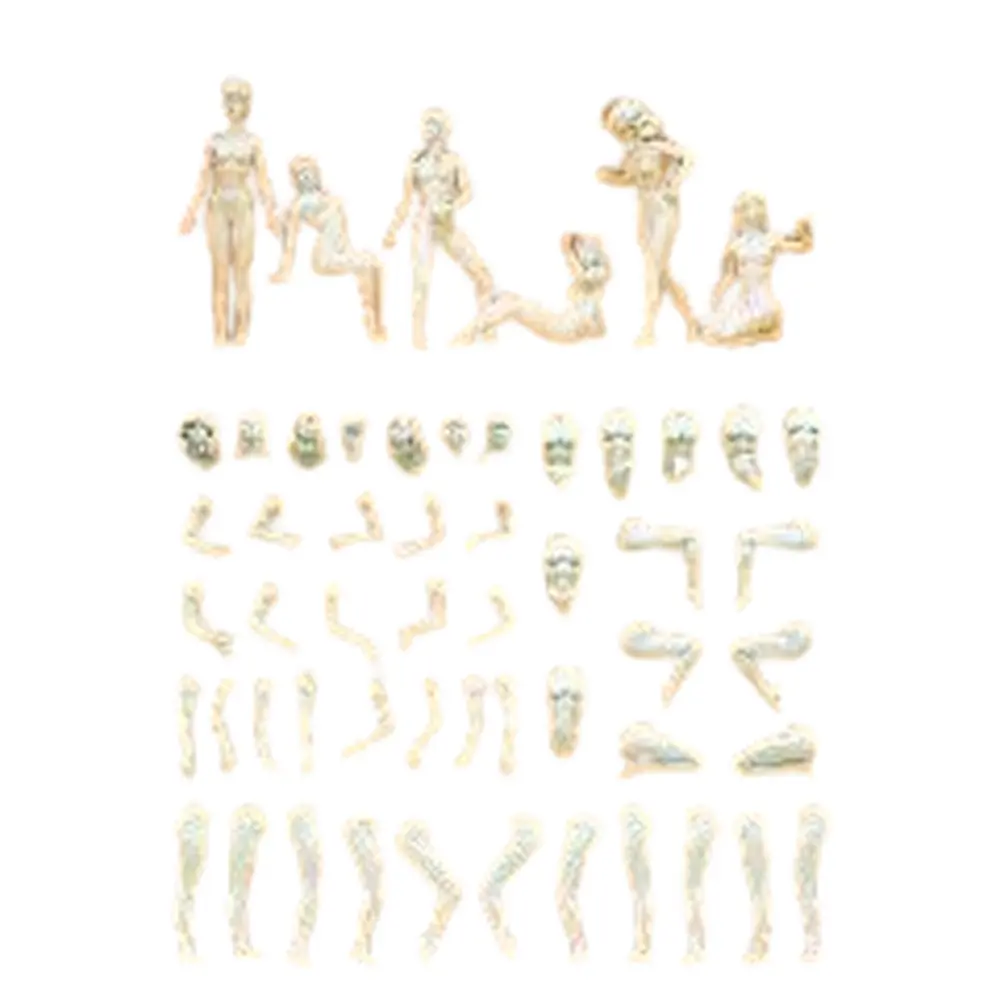7 Femmes "Eve" - Preiser 63901 - 1/35