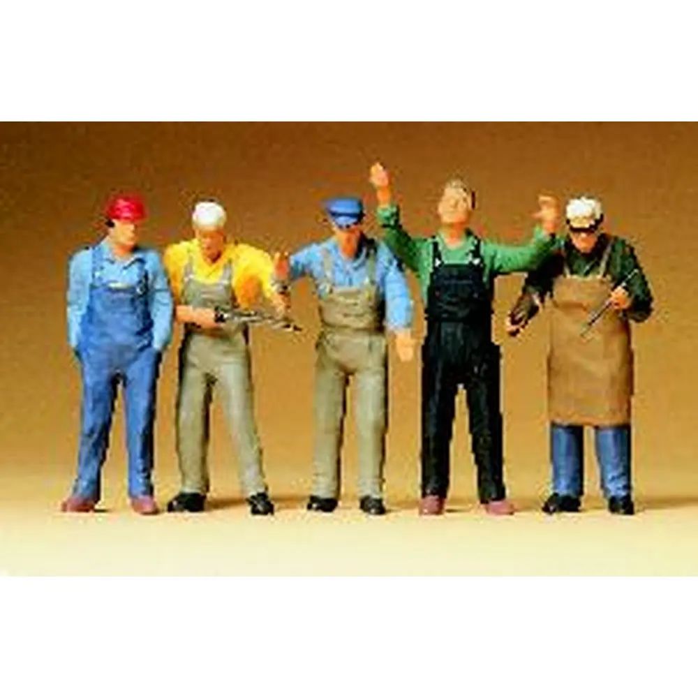 Lot de 5 Artisans - Preiser 65332 - 0: 1/43