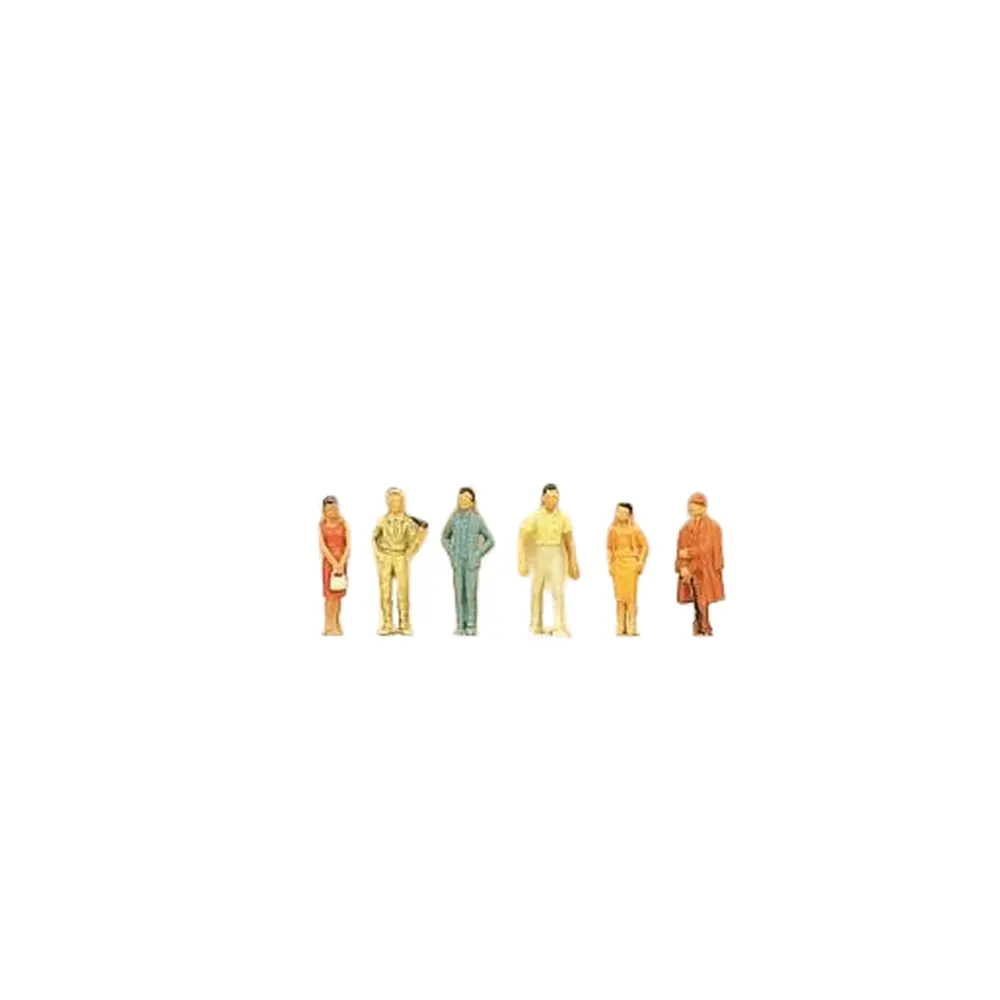 Pack de 6 Passants - Preiser 79022 - N : 1/160