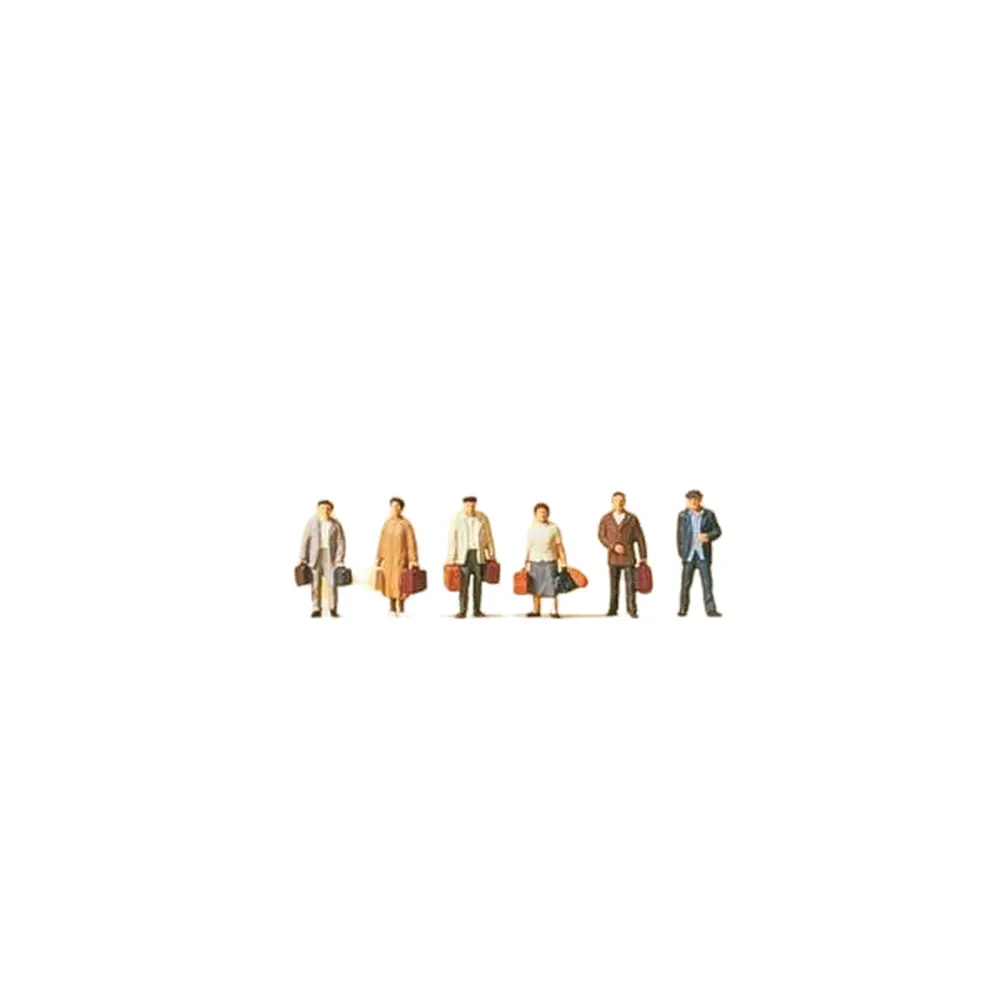 Pack de 6 Voyageurs - Preiser 88540 - Z: 1/220