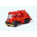 Camion Grue de Pompier Kw 16F Magirus 250 D 25 A - HO 1:87 - PREISER 31269