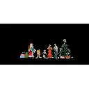 Lot de personnage de Noël avec accessoires PREISER 10652 HO 1/87