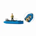 Pêcheur et bateau pneumatique PREISER 10687 - HO 1/87