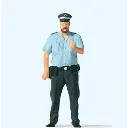 Policier en uniforme bleu et képi PREISER 28236 - HO 1:87