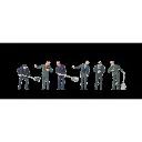 6 Conducteurs / chauffeurs locomotive française PREISER 10788 HO 1/87 - Ep III