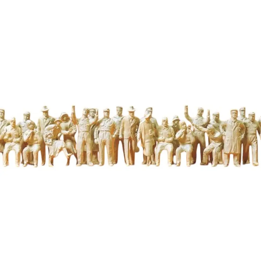 Pilotes, personnel au sol et passagers 1925 - Preiser 72510 - 1/72