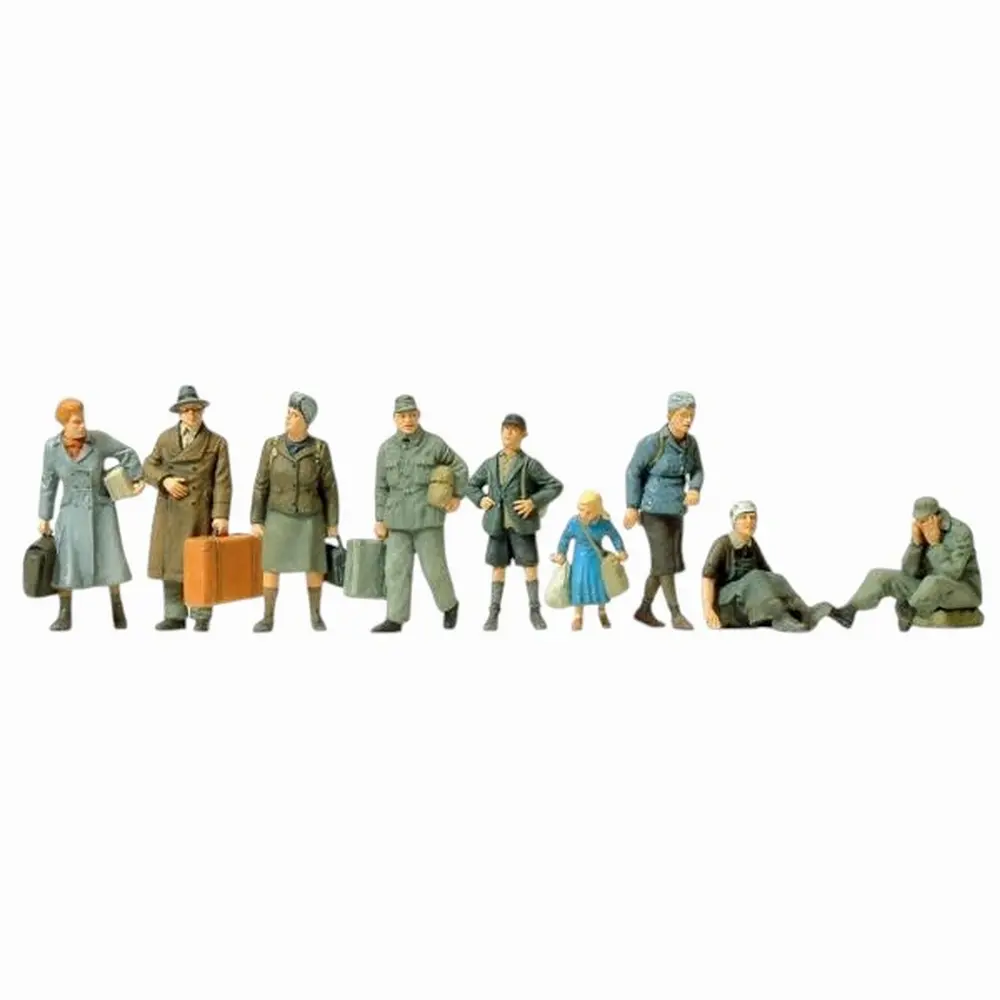 Réfugiés civils de la seconde guerre mondiale - Preiser 72537 - 1/72