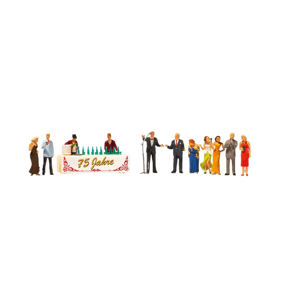 Fête d'anniversaire - Preiser 10775 - HO 1/87