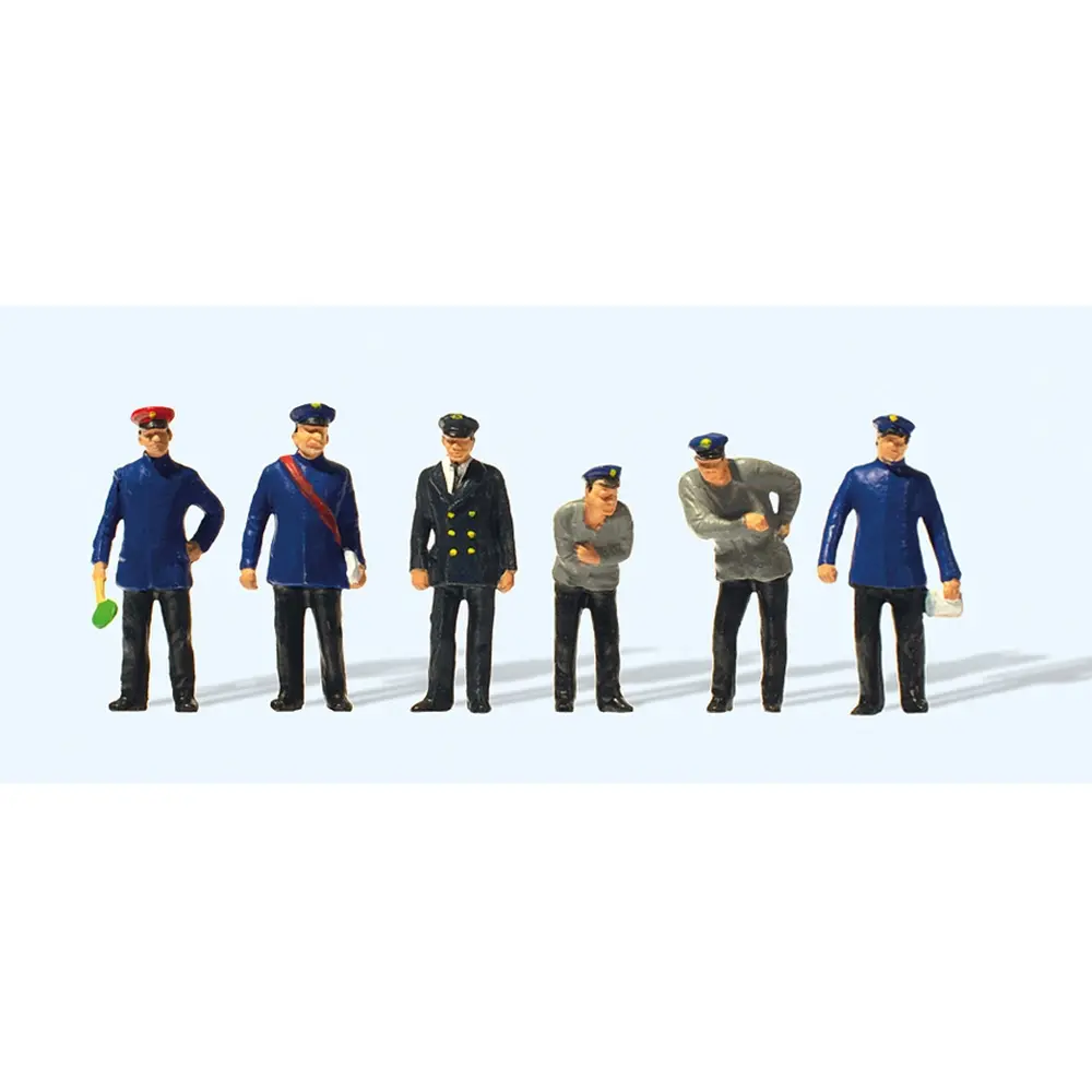 Personnel ferroviaire - Preiser 12447 - HO 1/87