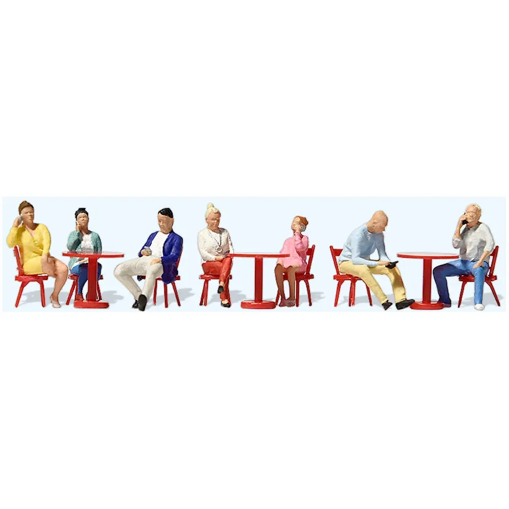 Café WIFI - Preiser 10807 - HO 1/87