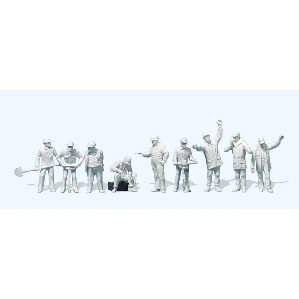 Ouvriers voie ferrée - Preiser 63003 - I 1/32