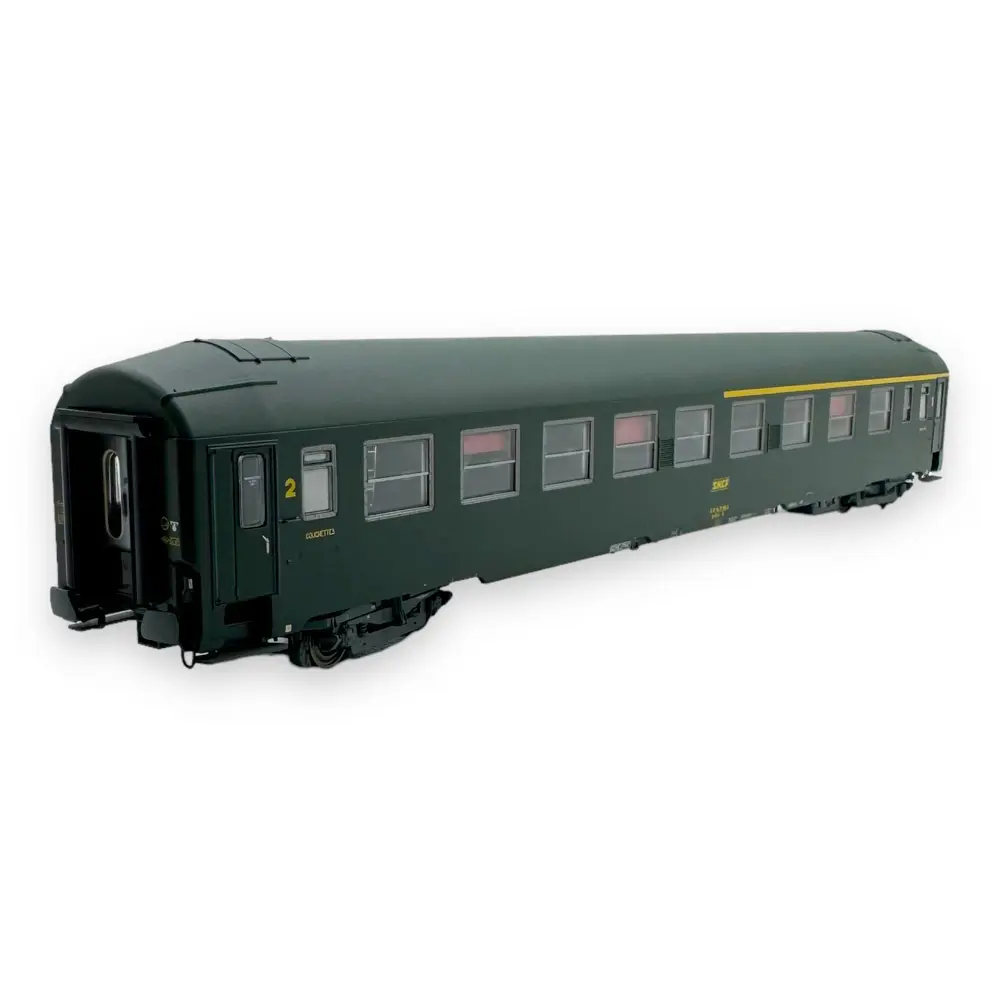 Voiture couchette UIC mixte Verte "PARIS CONFLANS- SUD EST" R37 HO42102 | SNCF HO - EpIV