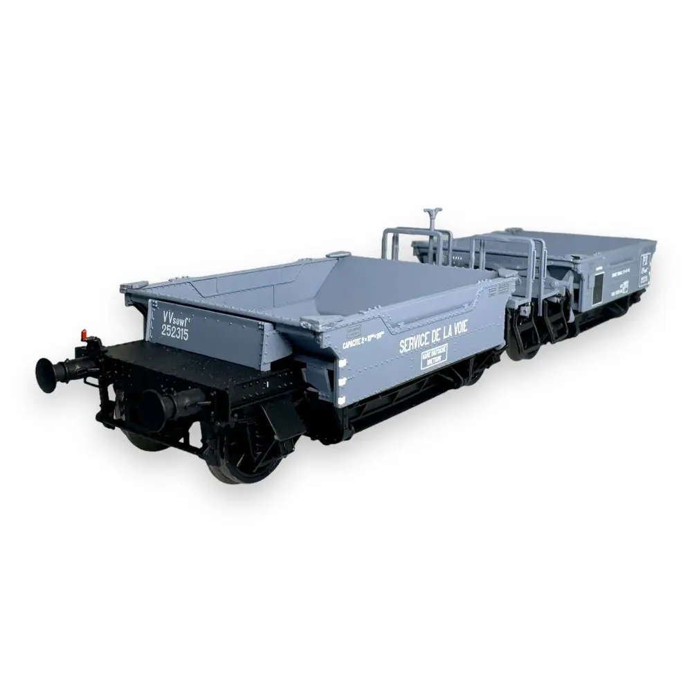 Wagon couplage ballast - R37 43102 - HO 1/87 - PO - EP II