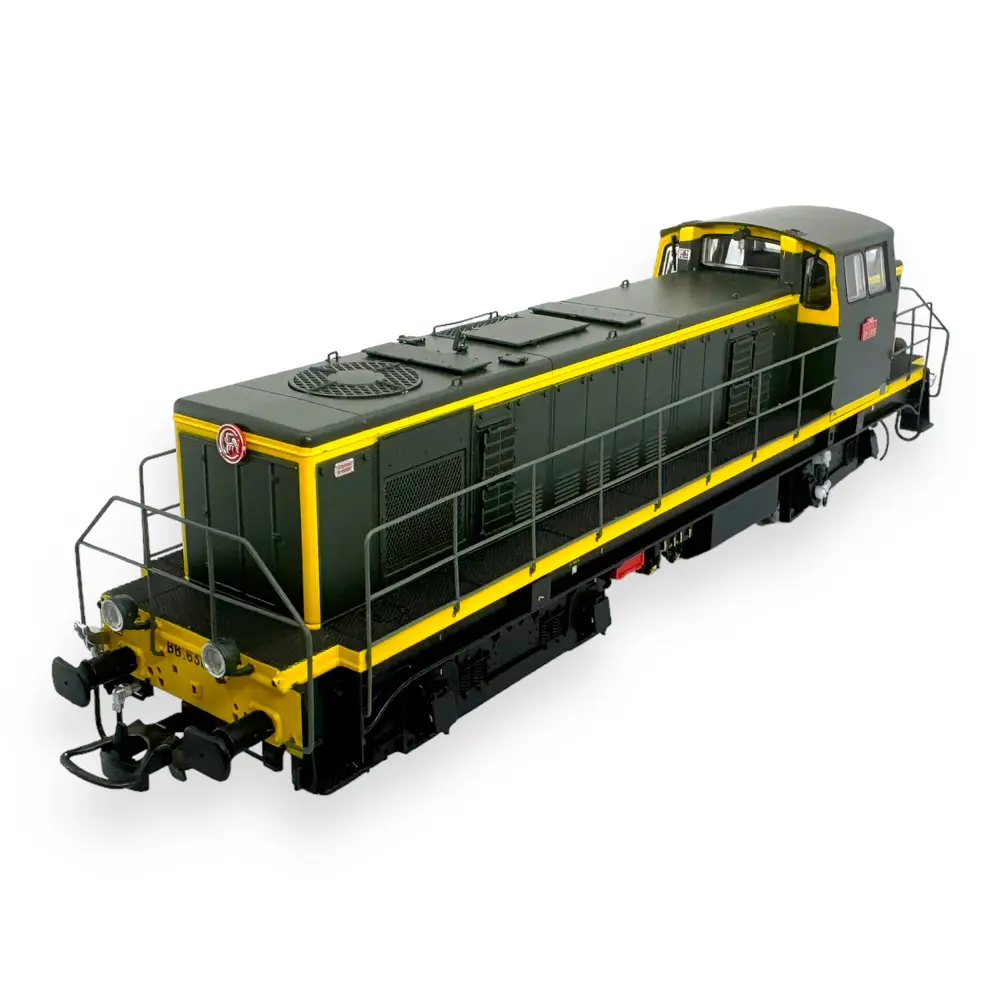 Locomotive Diesel  BB63856 Dépôt Portes - DC sans son R37 HO41110DC SNCF - HO