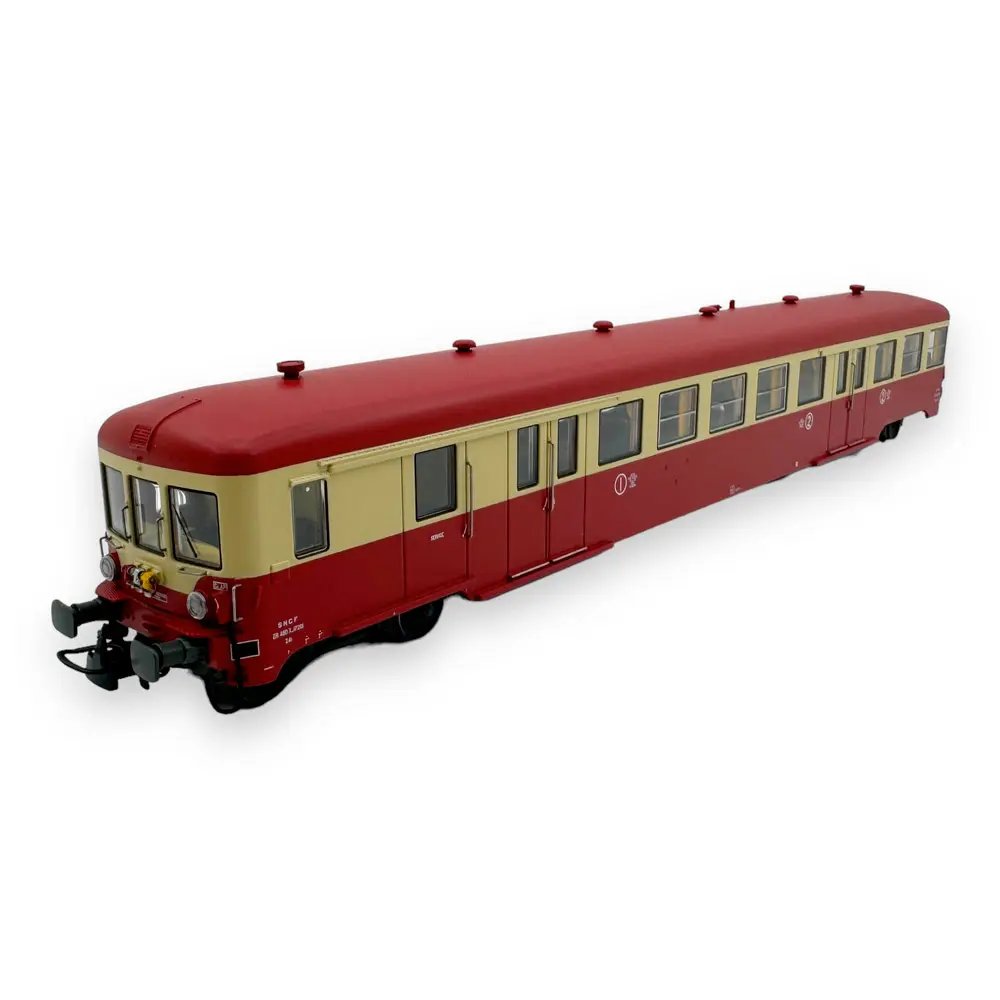 Remorque renforcée d'autorail ZRABDX 17201 - R37 HO41257 - HO 1/87 - SNCF - Ep IV - Analogique - 2R