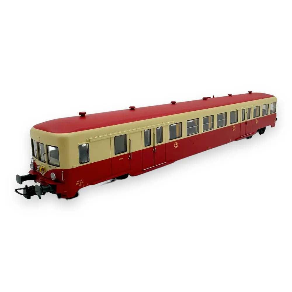 Remorque renforcée d'autorail ZR BD 27135 - R37 HO41264 - HO 1/87 - SNCF - IV - Analogique - 2R